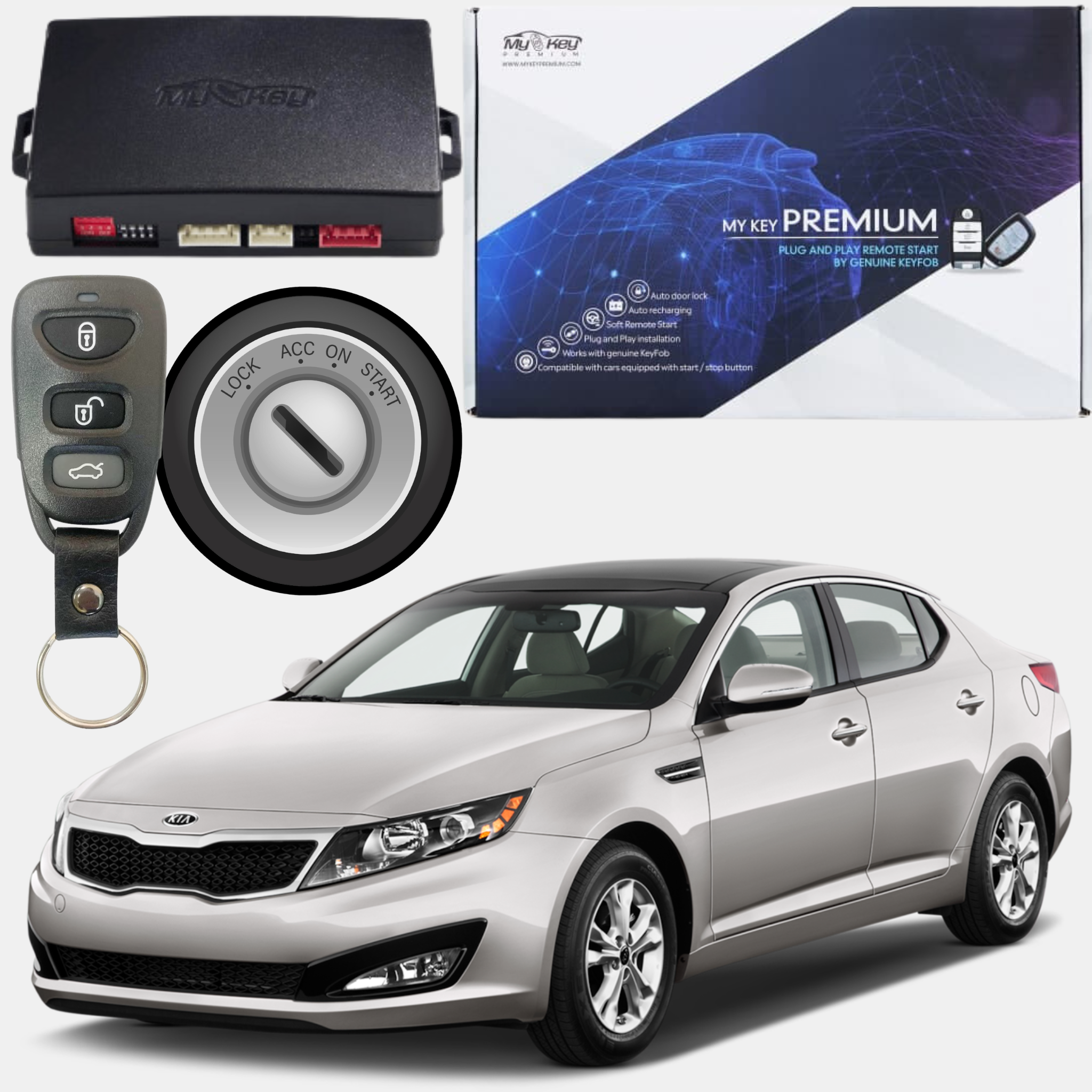 كيا أوبتيما مشغل عن بعد