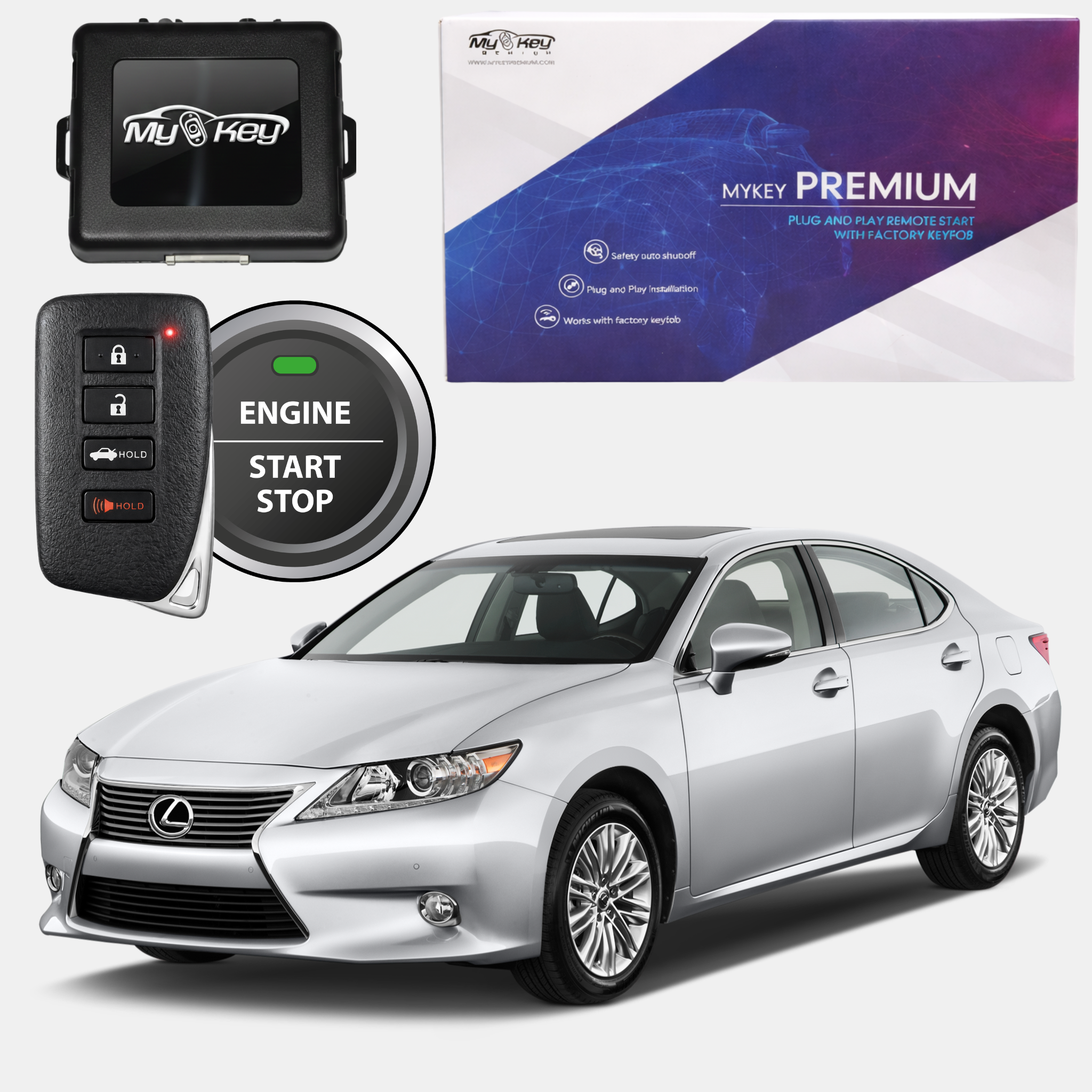 Lexus ES Remote Start Kit – Plug & Play (2016–2025)