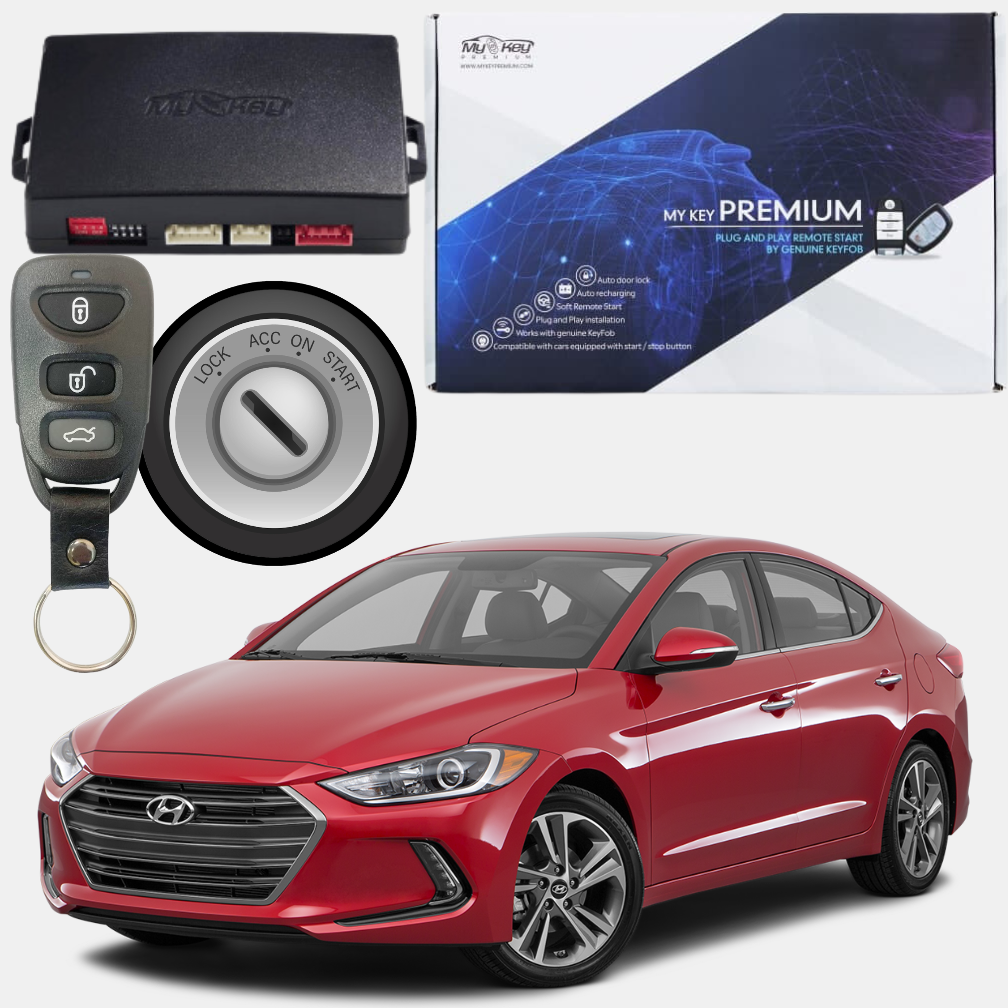 Hyundai Elantra AD (2017-2018) Remote Start Kit – Plug & Play