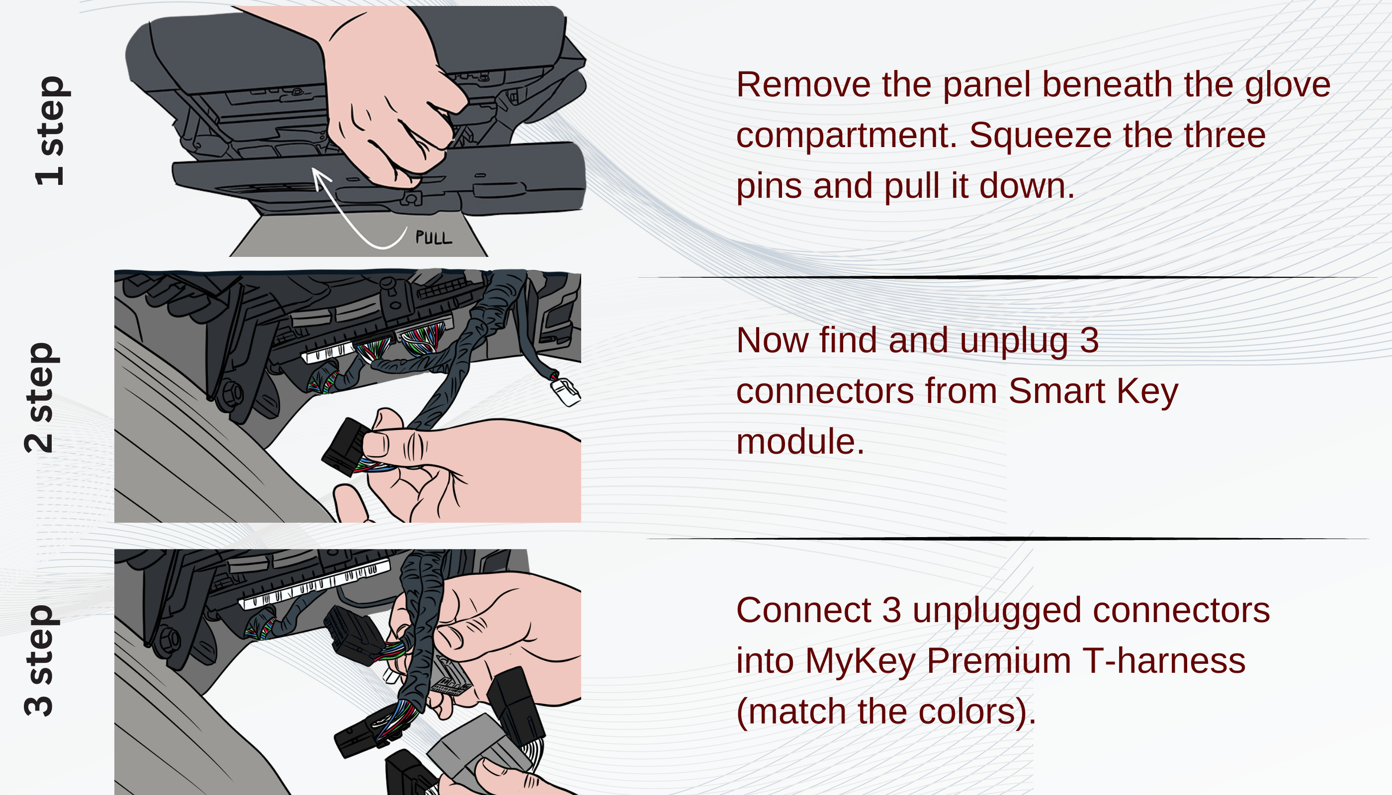 Hyundai Elantra OEM key fob Auto Starter kit installation guide