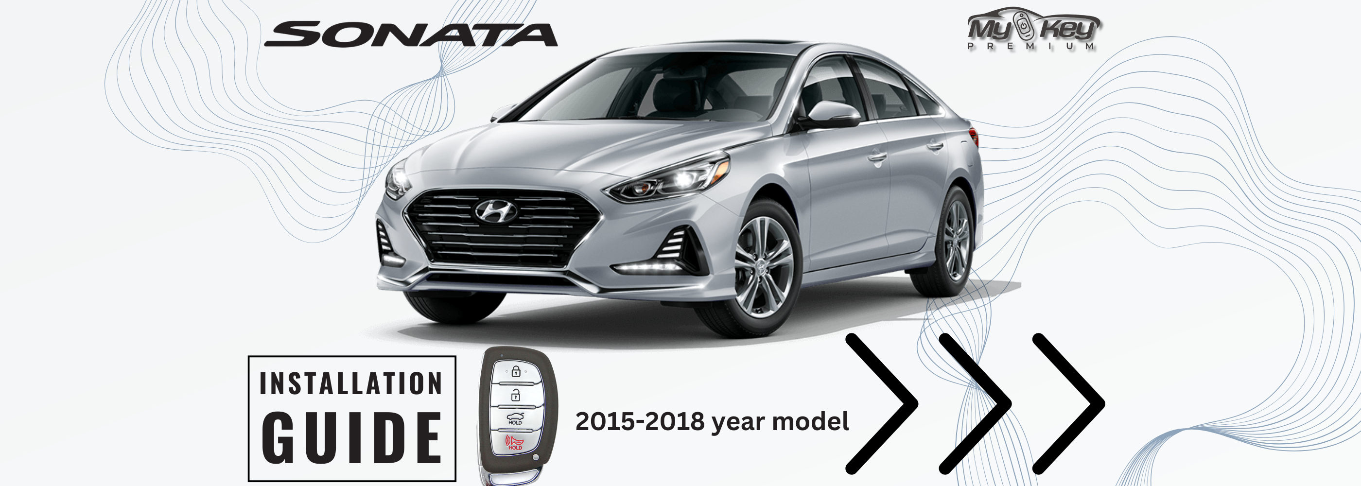 Hyundai Sonata LF Facelift 2018-2019 remote start kit plug and play installation