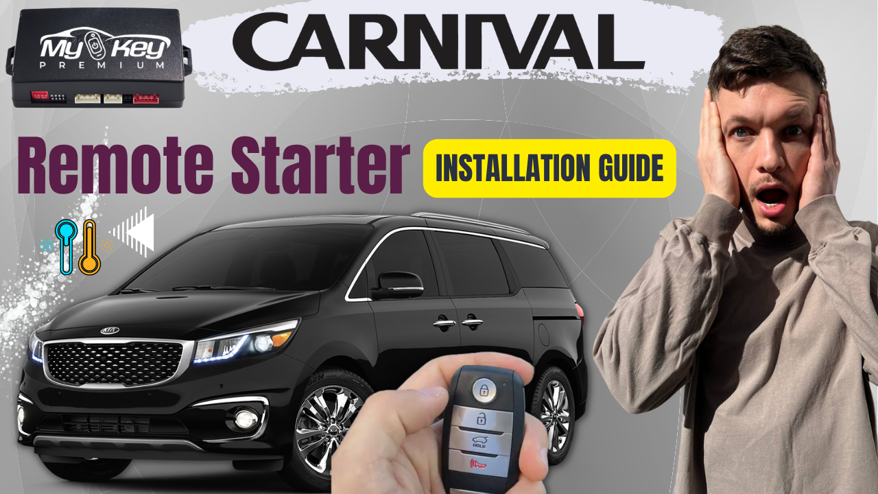 Kia Sedona Carnival Remote Engine auto starter installation guide