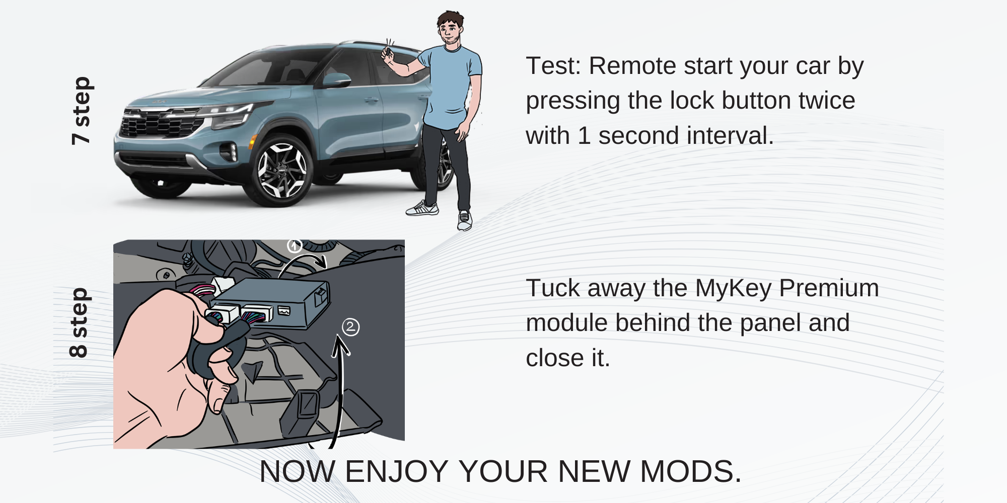 Kia Seltos SP2 (2023-2025) Remote Start Kit – Plug & Play (2)
