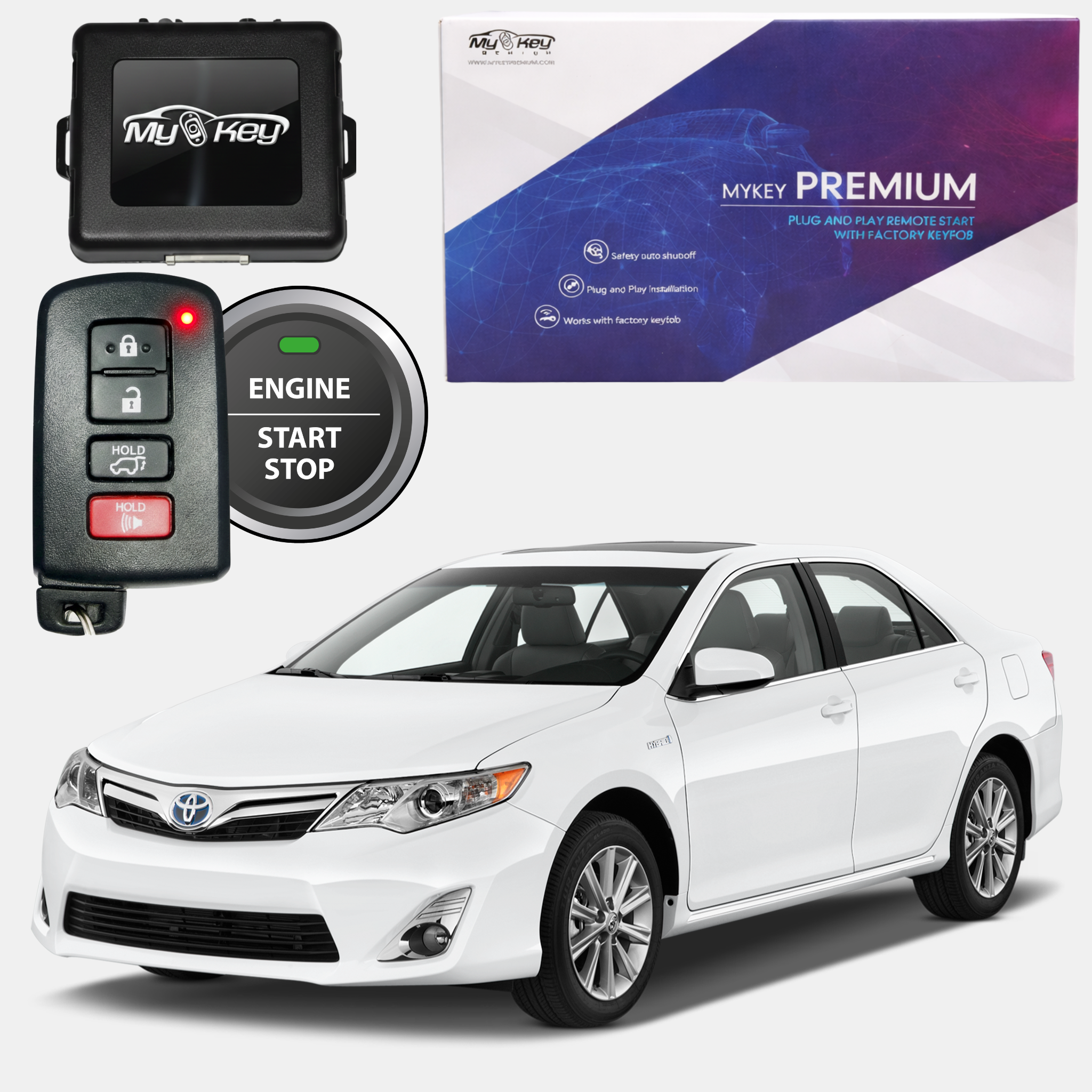 Toyota Camry XV50 (2012-2014) Remote Start Kit – Plug & Play