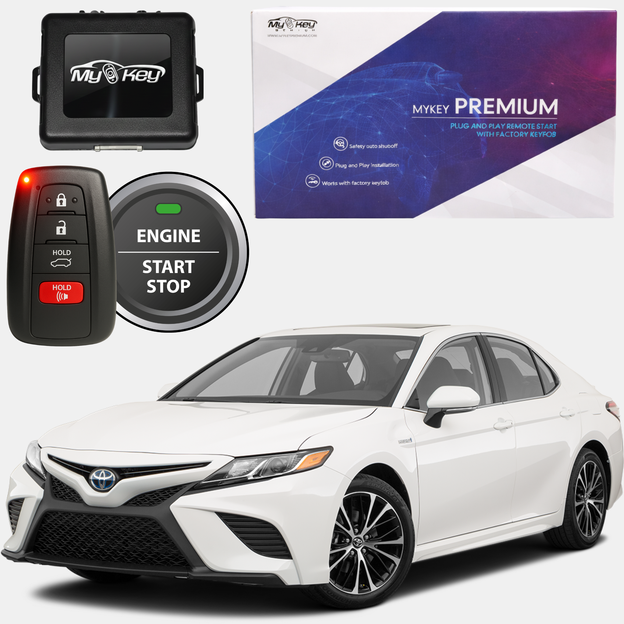 Toyota Camry XV70 (2018-2024) Remote Start Kit – Plug & Play hybrid