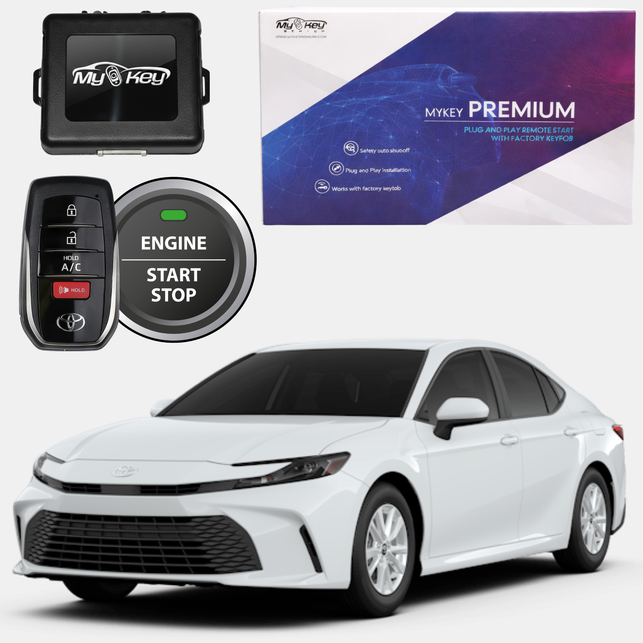 Toyota Camry Remote Start Kit – Plug & Play (2012–2025)
