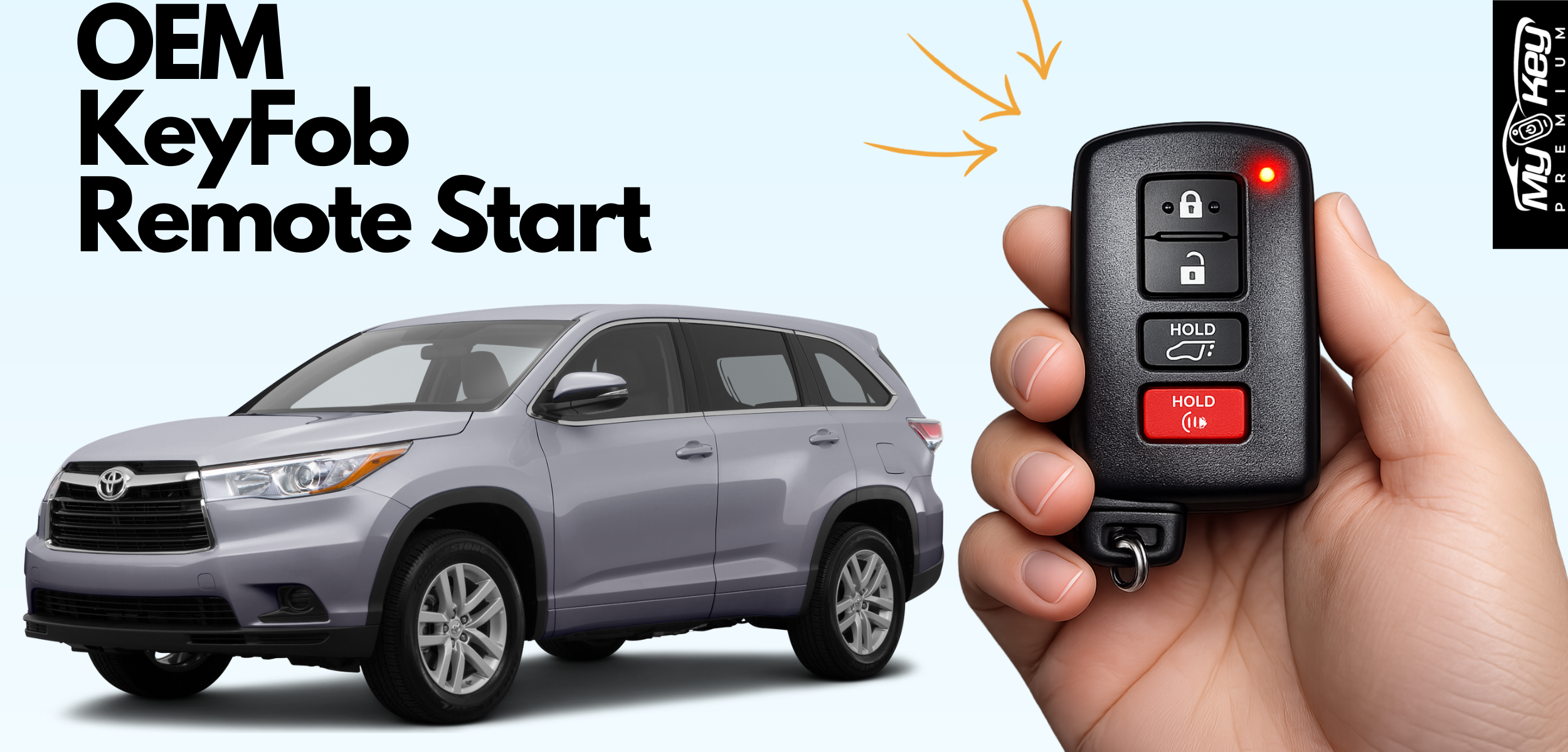 Toyota Highlander XU50 (2014-2019) Remote Start Kit – Plug & Play