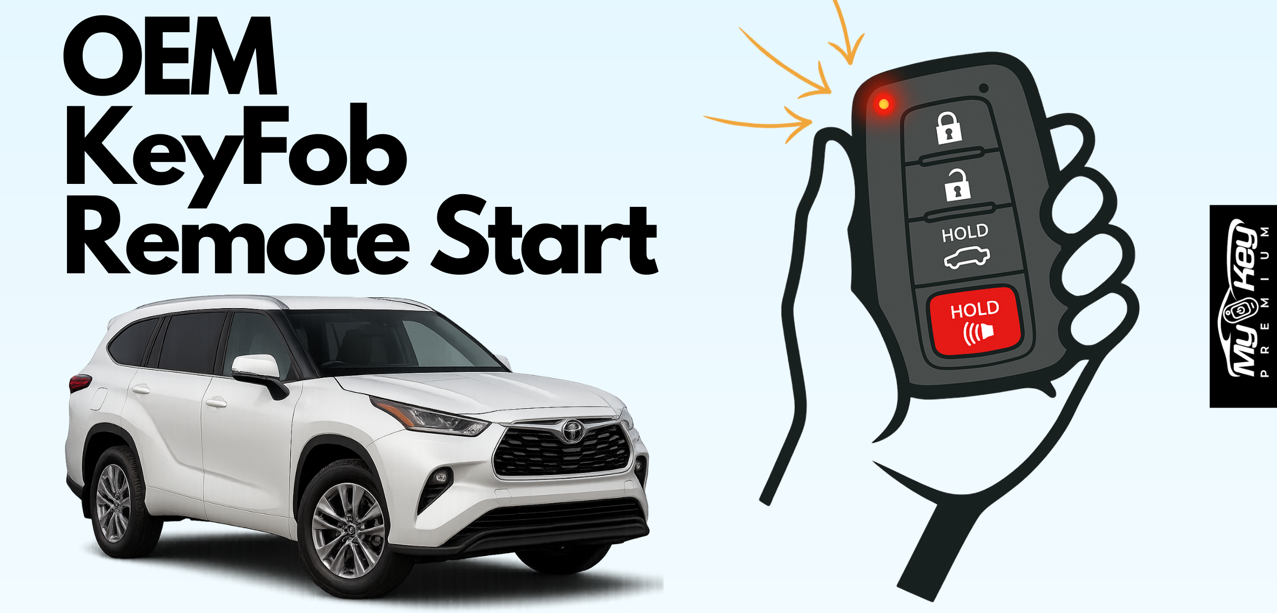 Toyota Highlander XU70 (2020-2025) Remote Start Kit – Plug & Play
