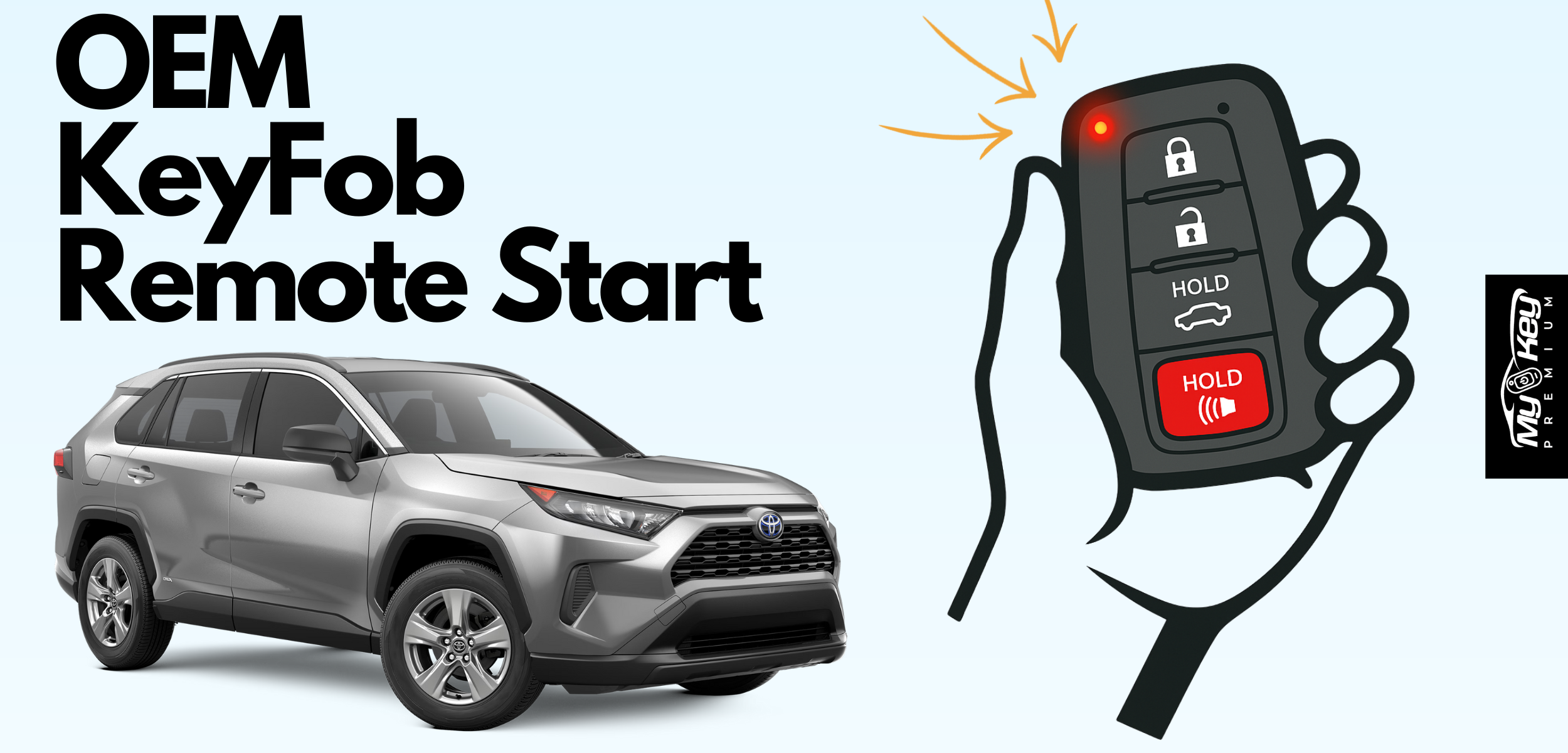 Toyota Rav4 2020 Remote Engine Start from Distance
