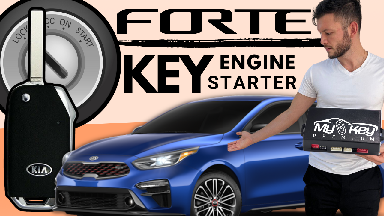 Kia Forte / Cerato 2018-2021 Key Ignition version Remote Engine Starter Installation Step by Step