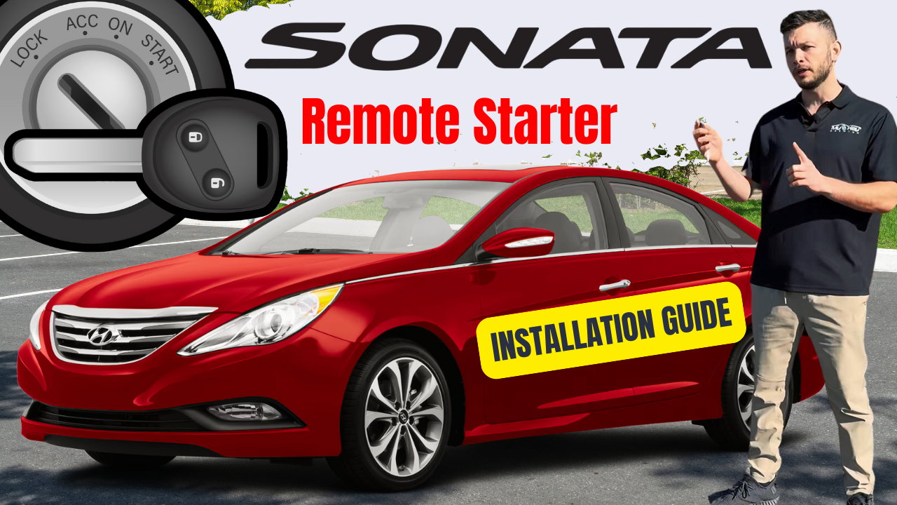 Hyundai Sonata YF 2009-2014 remote engine starter installation for key turnover