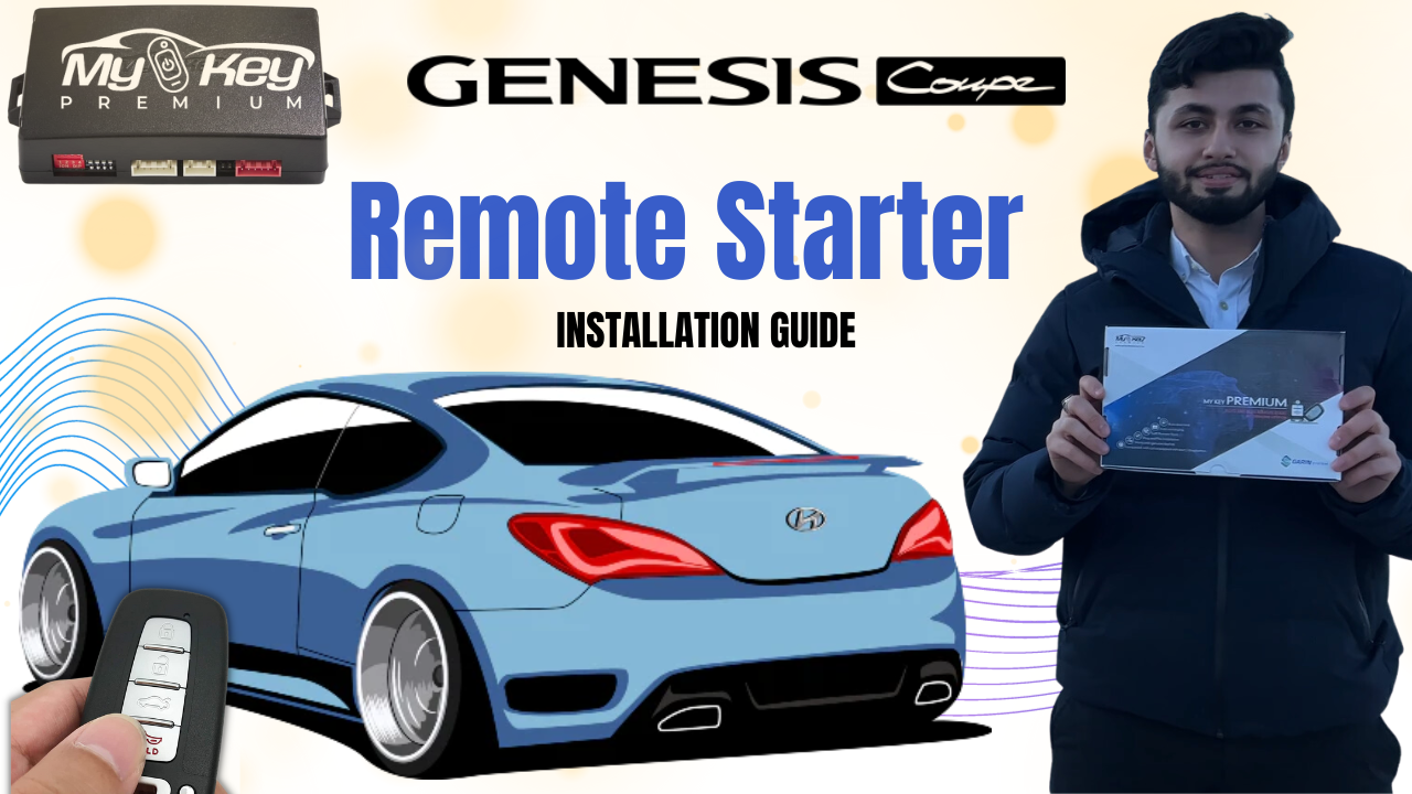 Genesis Coupe BK1, BK2 OEM Key Fob Remote Start Installation | How To install | MyKey Premium