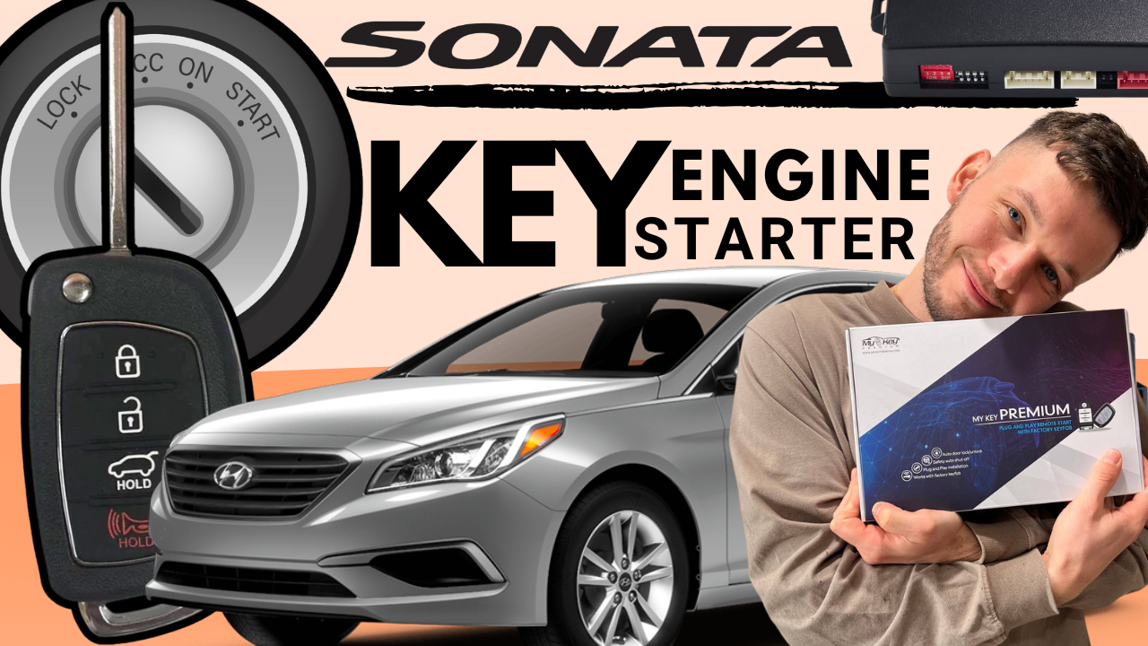 Hyundai Sonata LF 2015-2019 remote engine starter installation guide for Key Turnover version