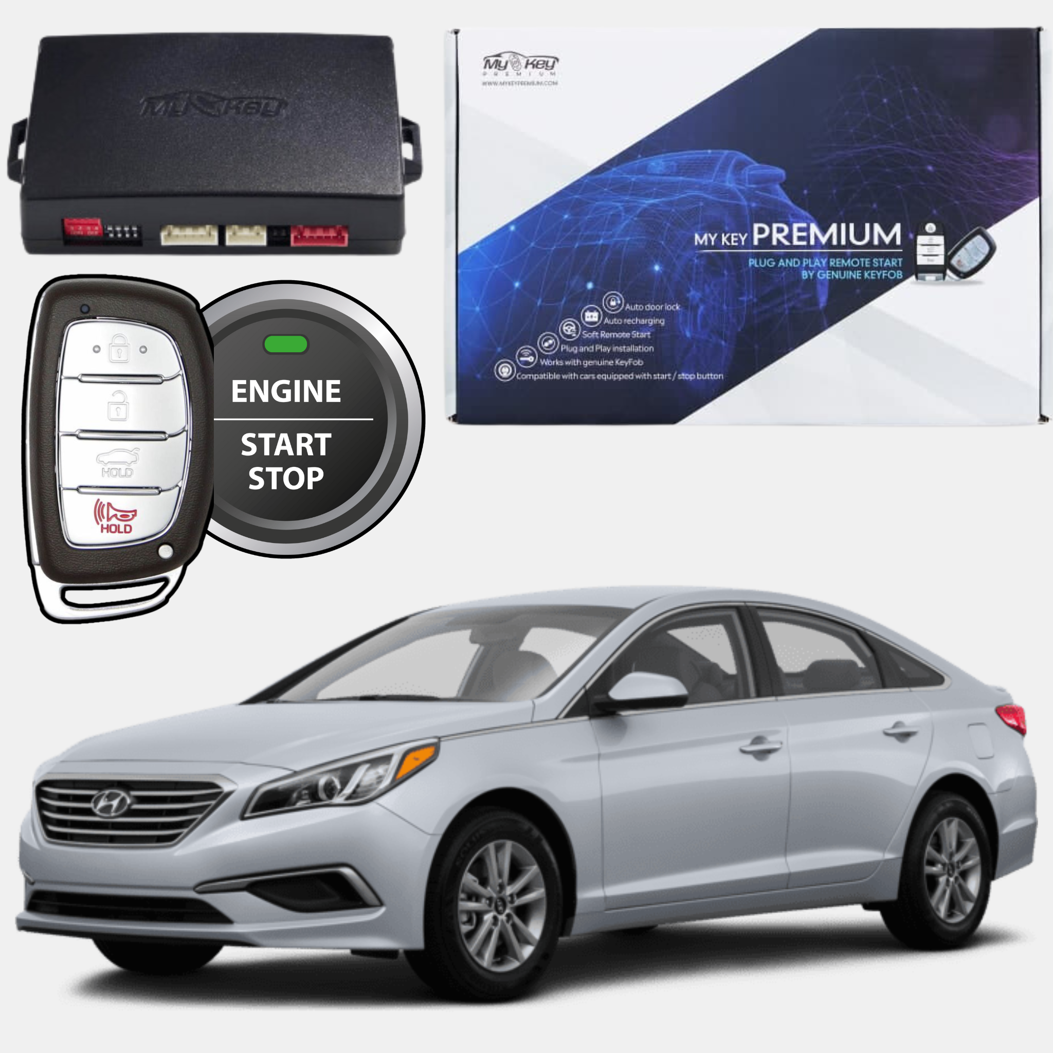 Hyundai Sonata [2015~2018] Remote Auto Starter kit