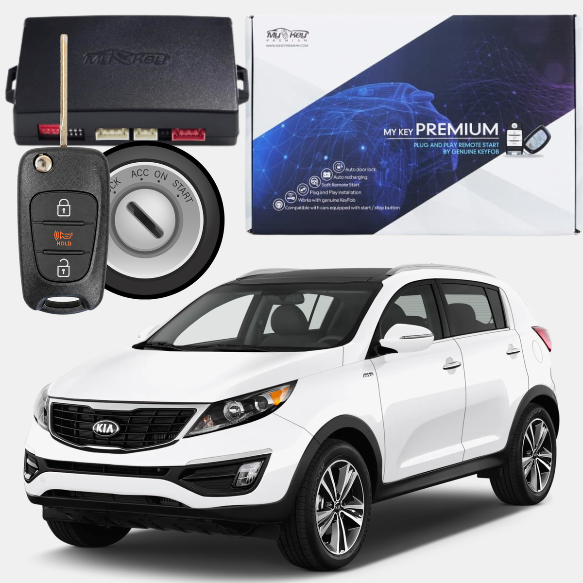Kia Sportage SL (2011-2016) Remote Start Kit – Plug & Play