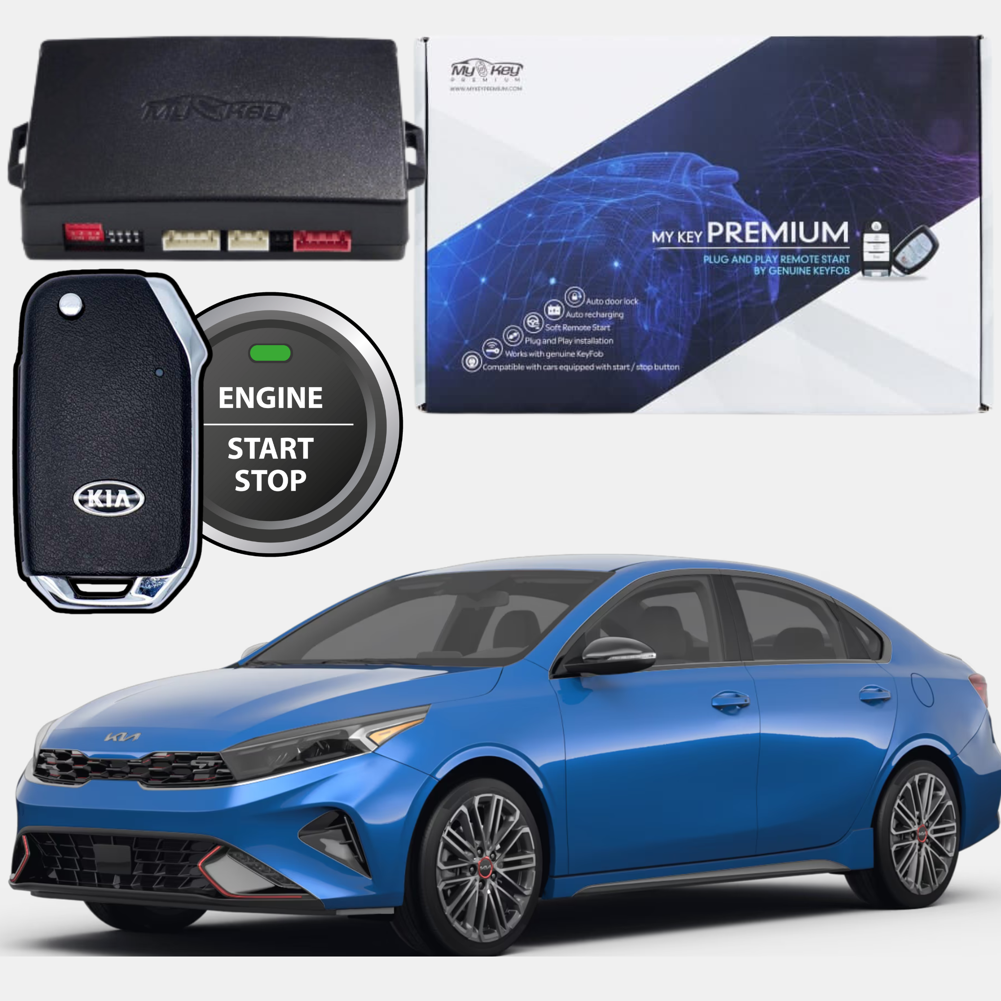 Kia Forte Remote Start Kit – Plug & Play (2014–2024)