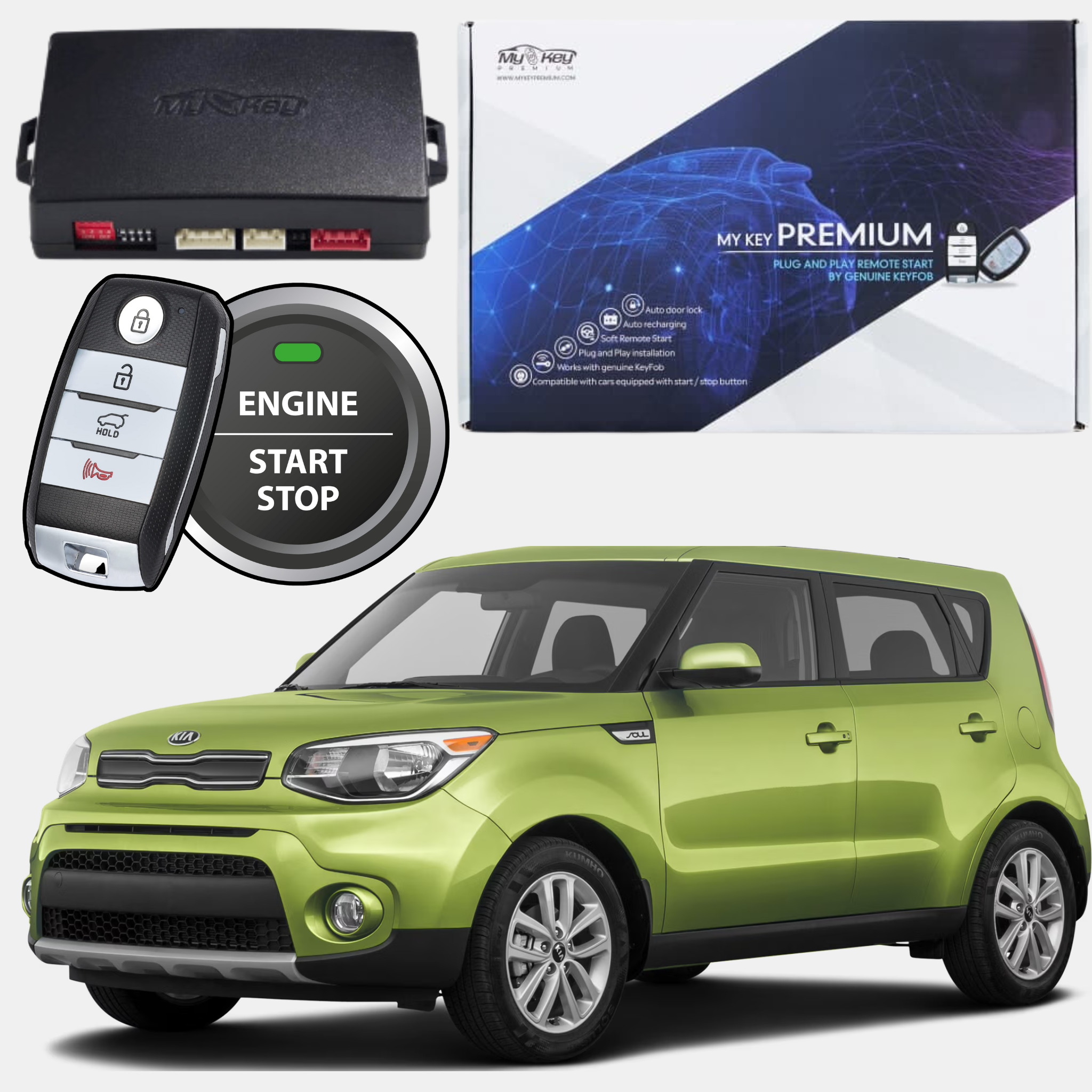 Kia Soul Remote Start Kit – Plug & Play (2014–2025)