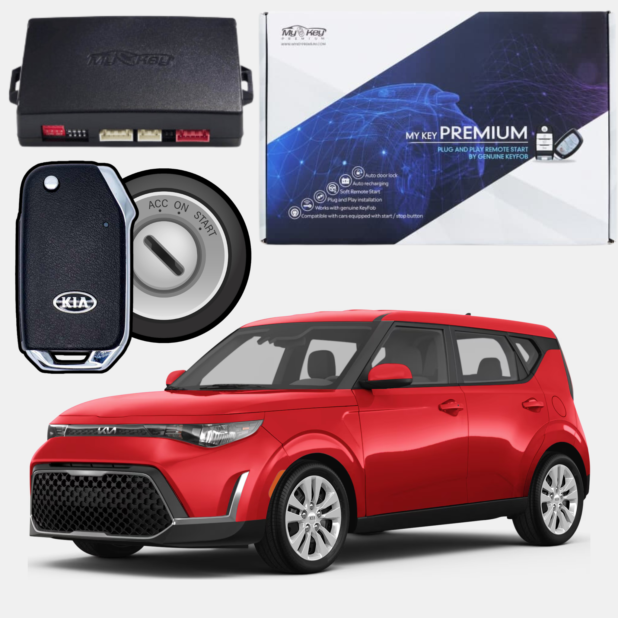 Kia Soul Remote Start Kit – Plug & Play (2014–2025)