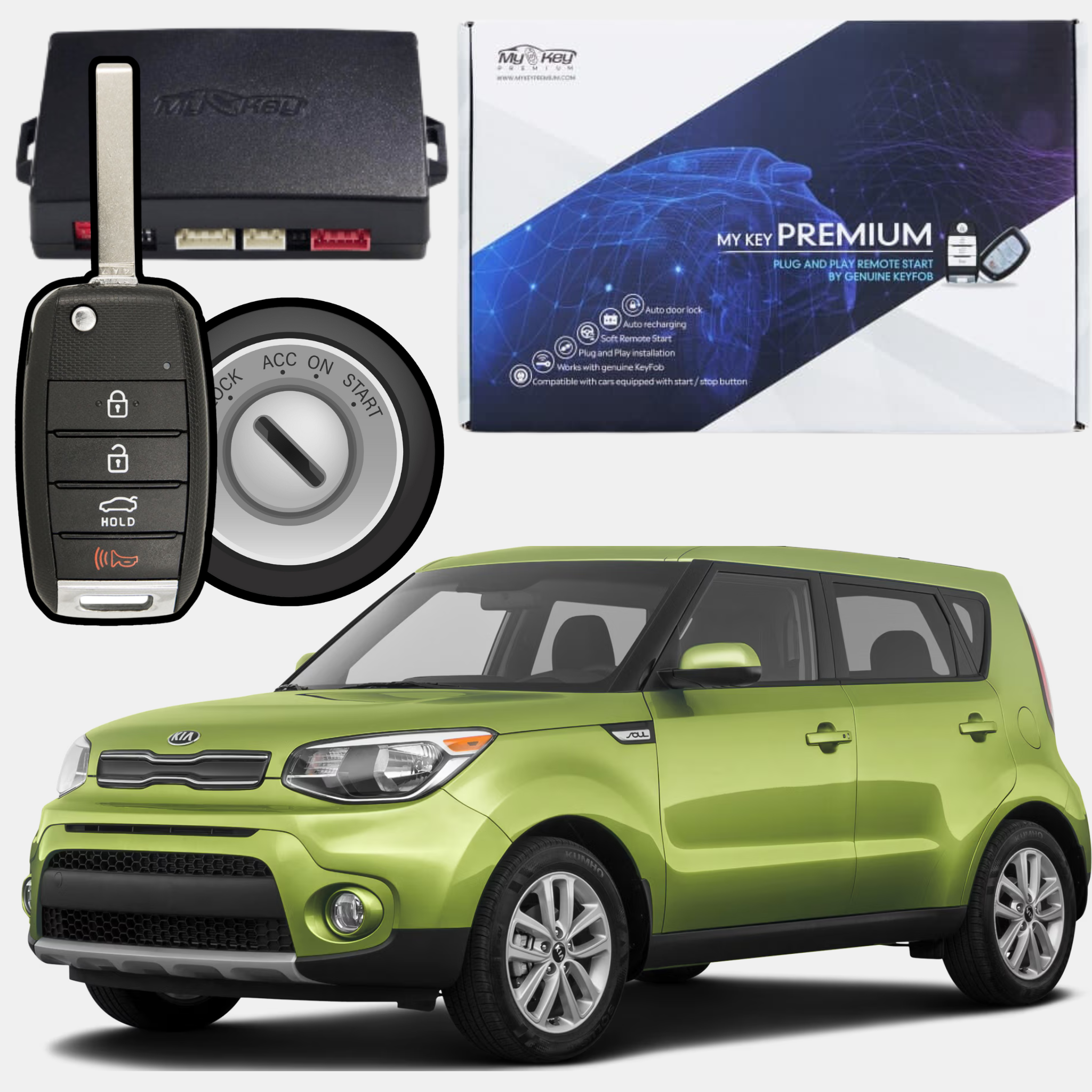 Kia Soul Remote Start Kit – Plug & Play (2014–2025)