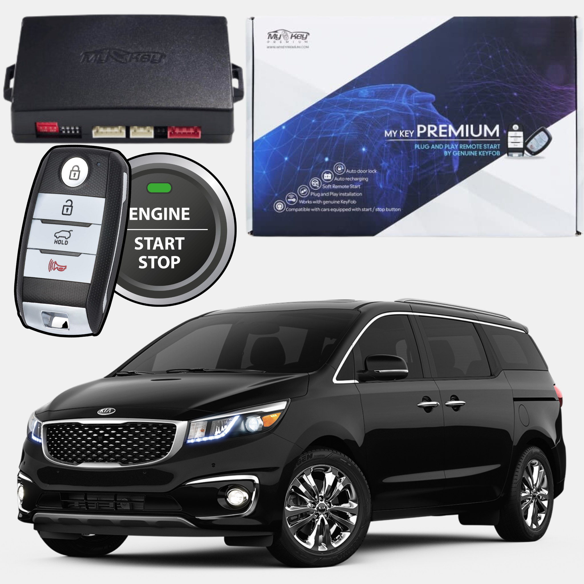 kia sedona remote engine starter kit [MyKeyPremium]