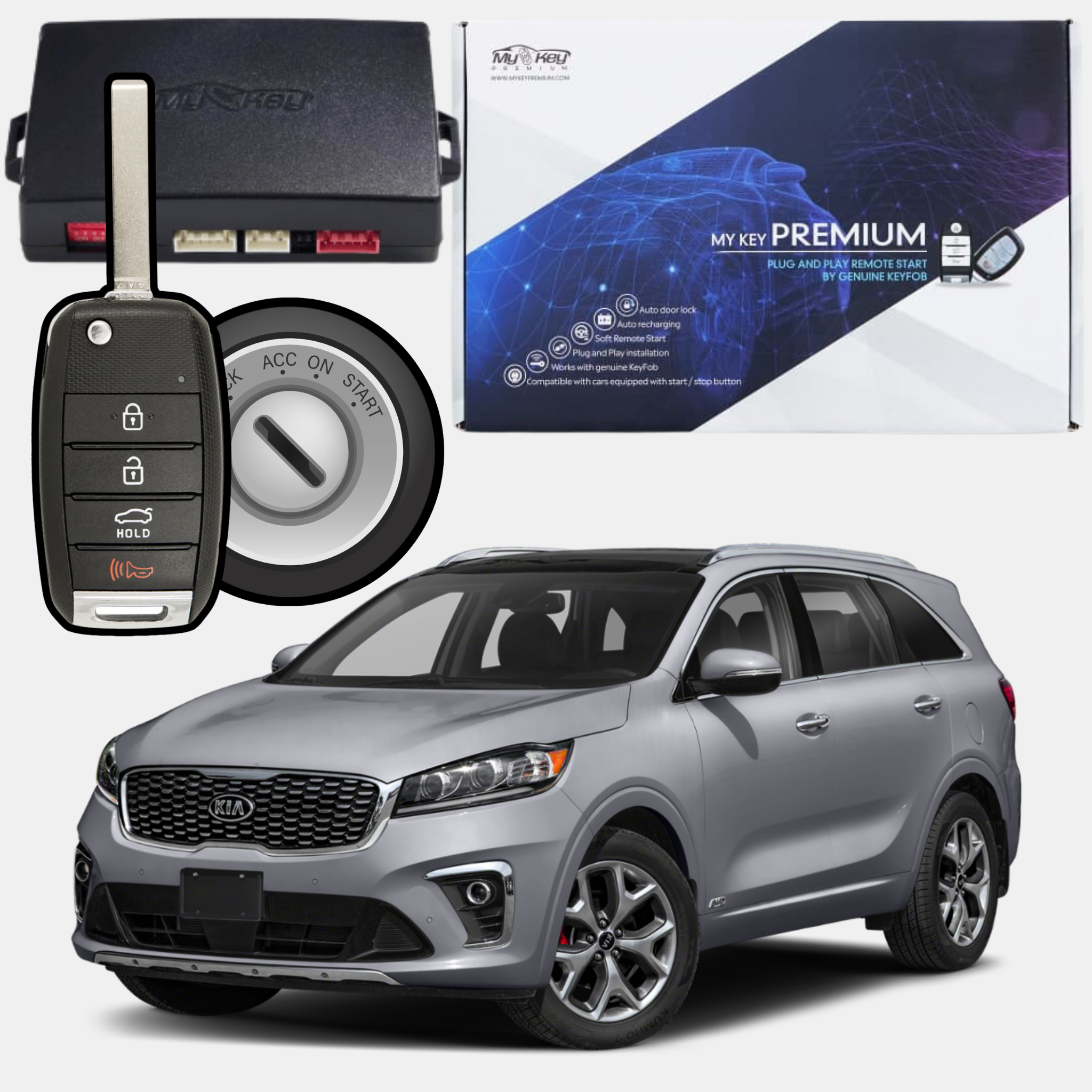 Kia Sorento UM (2016-2020) Remote Start Kit – Plug & Play