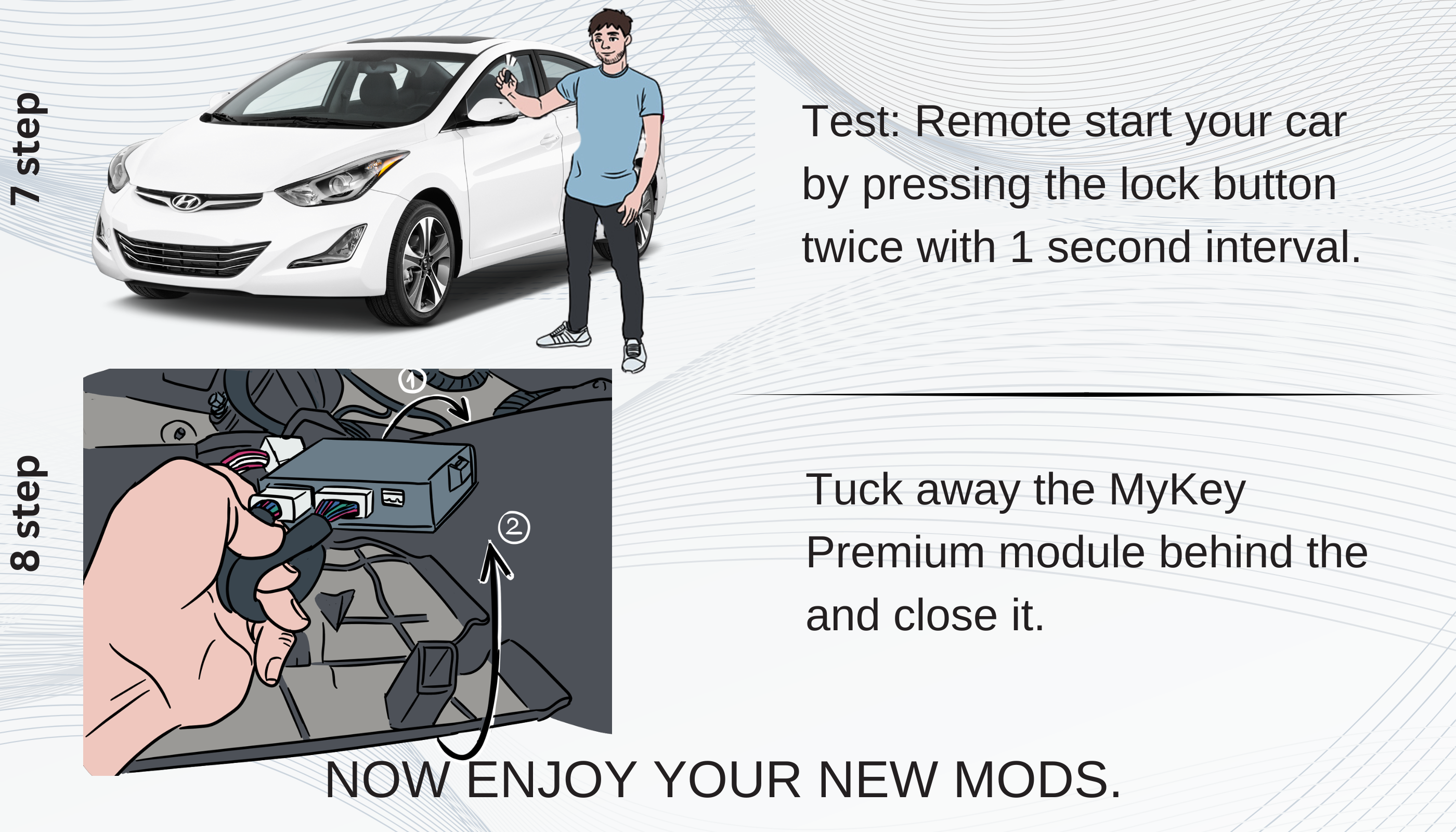 2011-2016 hyundai elantra md remote start kit plug and play installation guide part 3