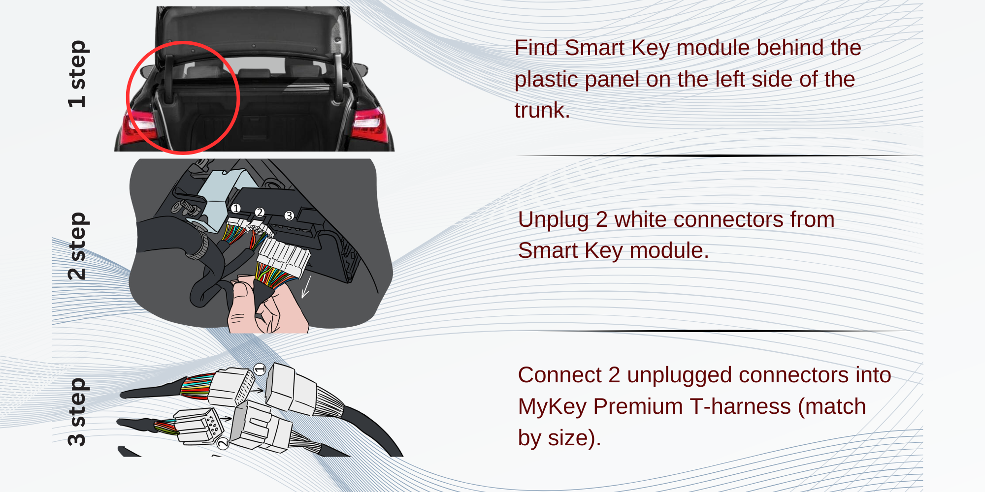 2013-2016 Kia Cadenza VG Key fob Remote Engine auto starter installation guide[My Key Premium]