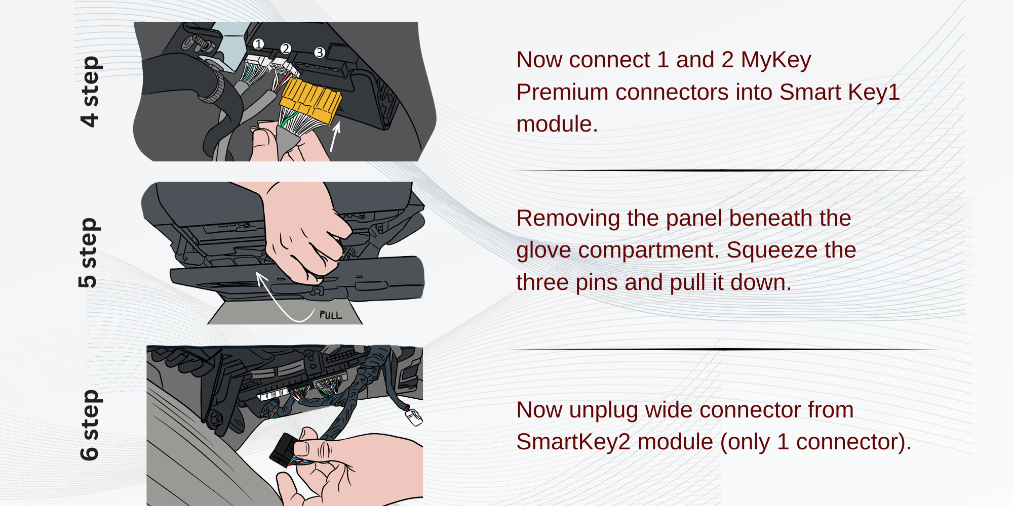 2015-2016 Genesis Sedan Key fob Remote Engine auto starter installation guide[My Key Premium] 