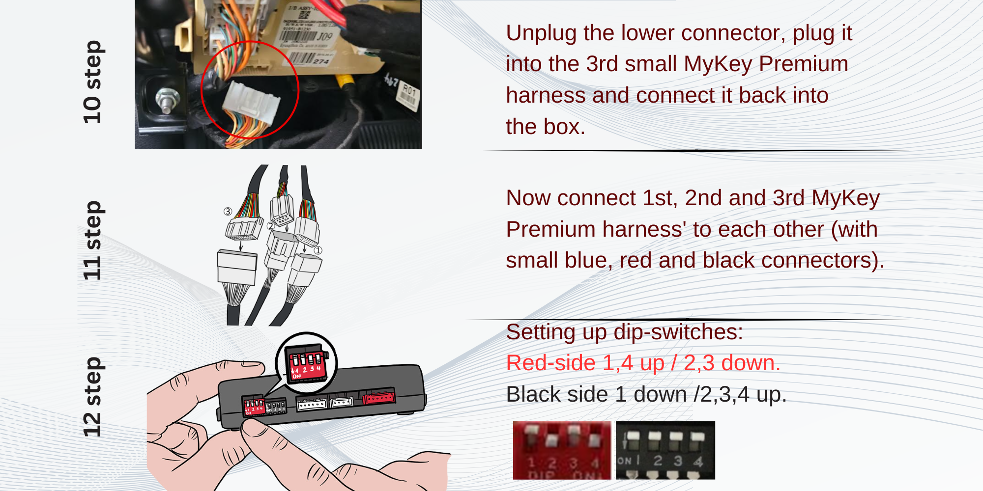 2015-2016 Genesis Sedan Key fob Remote Engine auto starter installation guide[My Key Premium] 