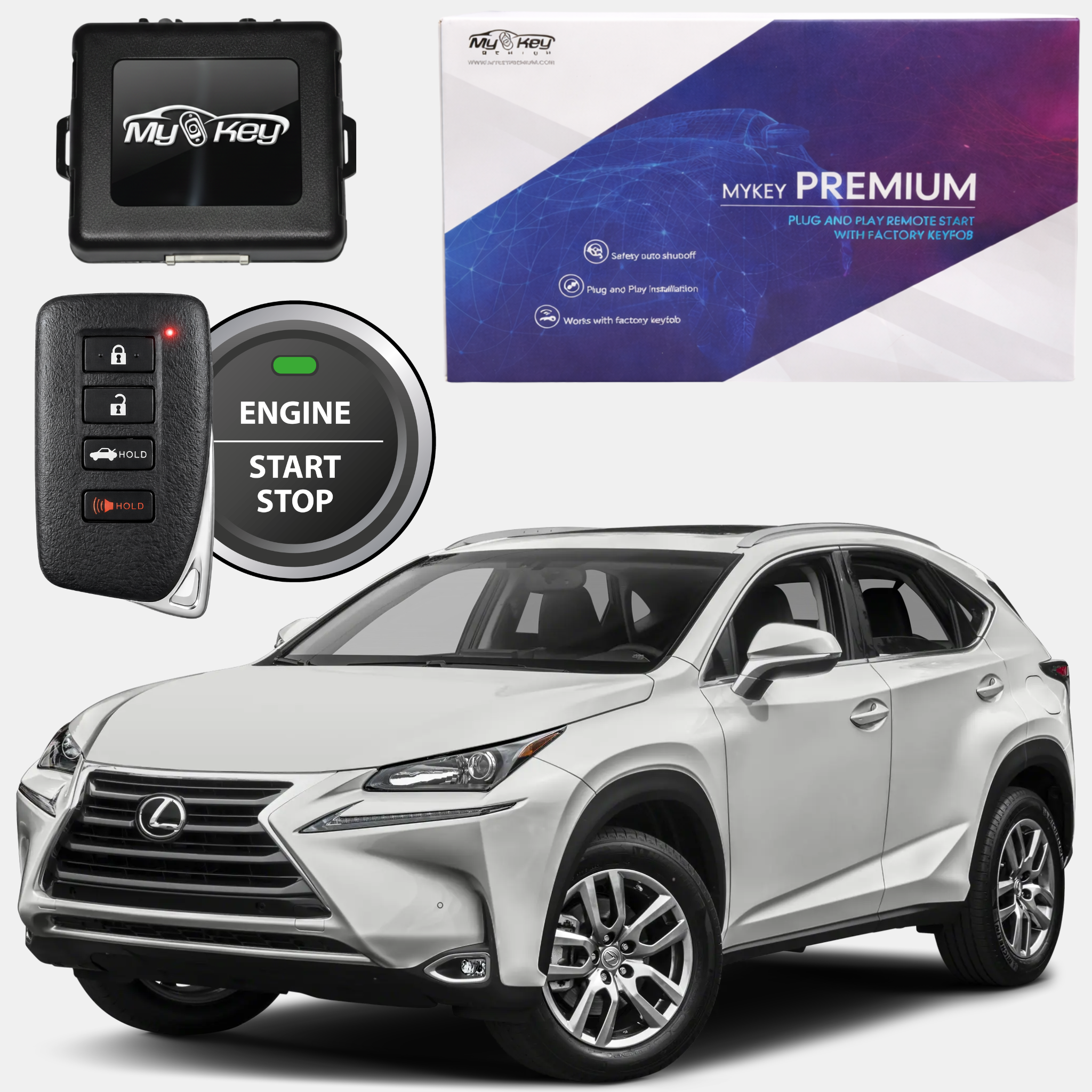 Lexus NX Remote Start Kit – Plug & Play (2016–2021)