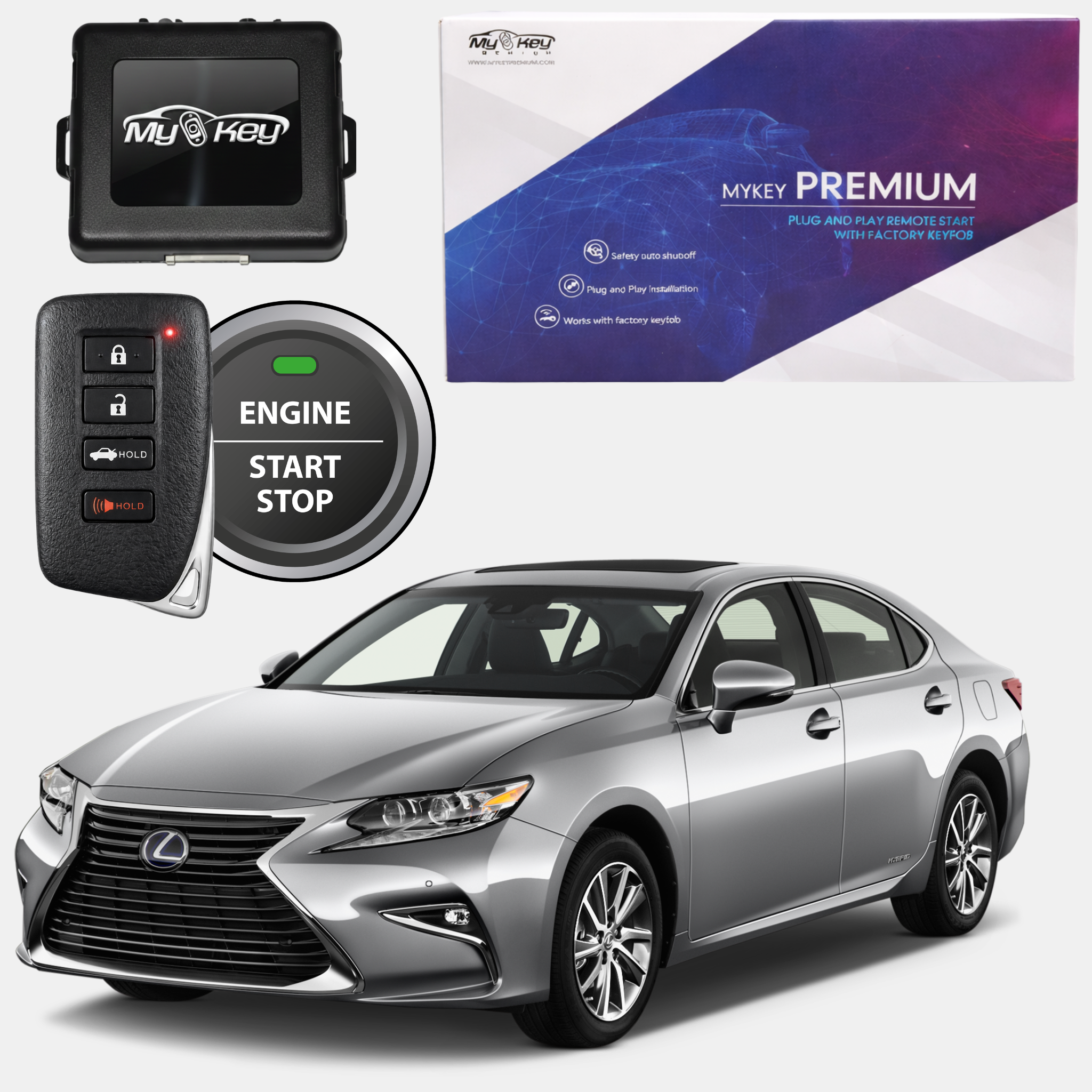 Lexus ES Remote Start Kit – Plug & Play (2016–2025)