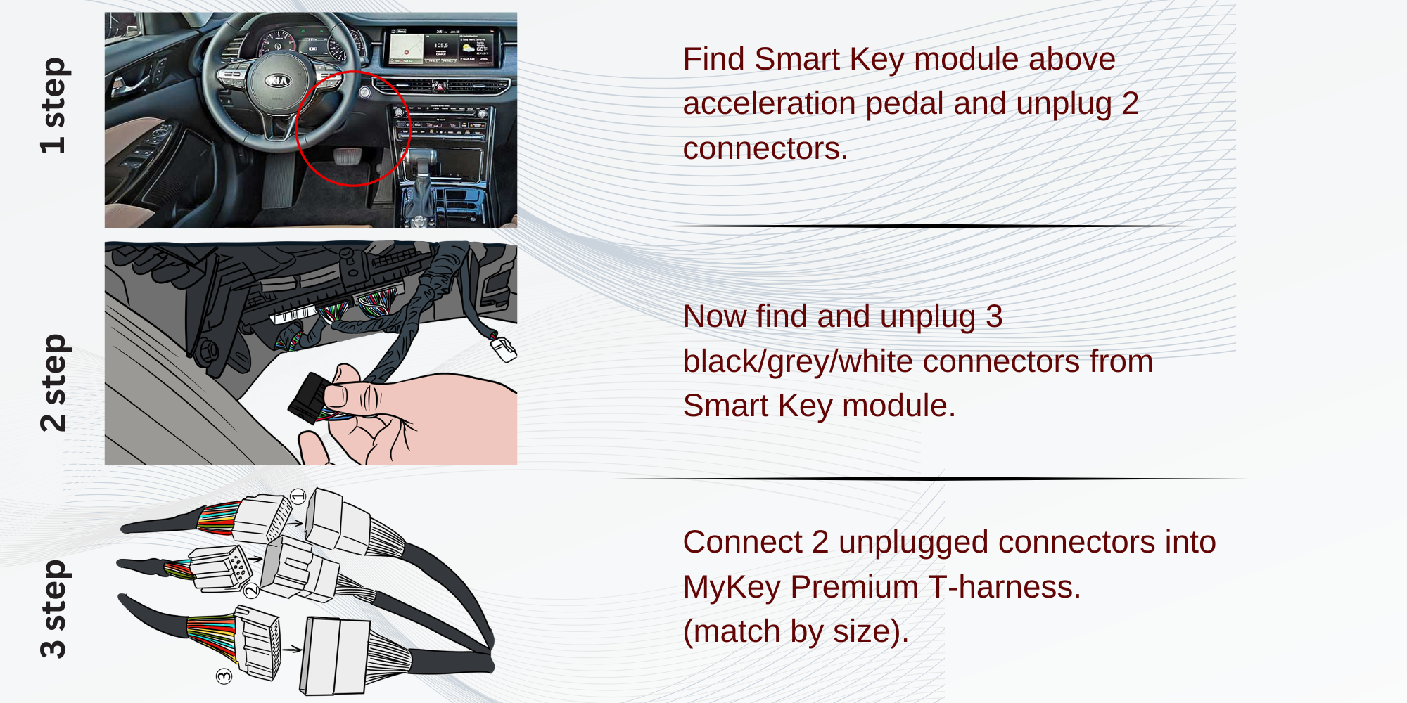 2017-2020 kia cadenza yg remote start kit plug and play installation guide [MyKey Premium] (2)