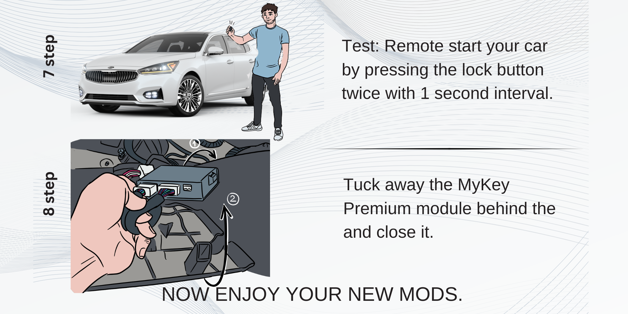 2017-2020 kia cadenza yg remote start kit plug and play installation guide [MyKey Premium] (2)