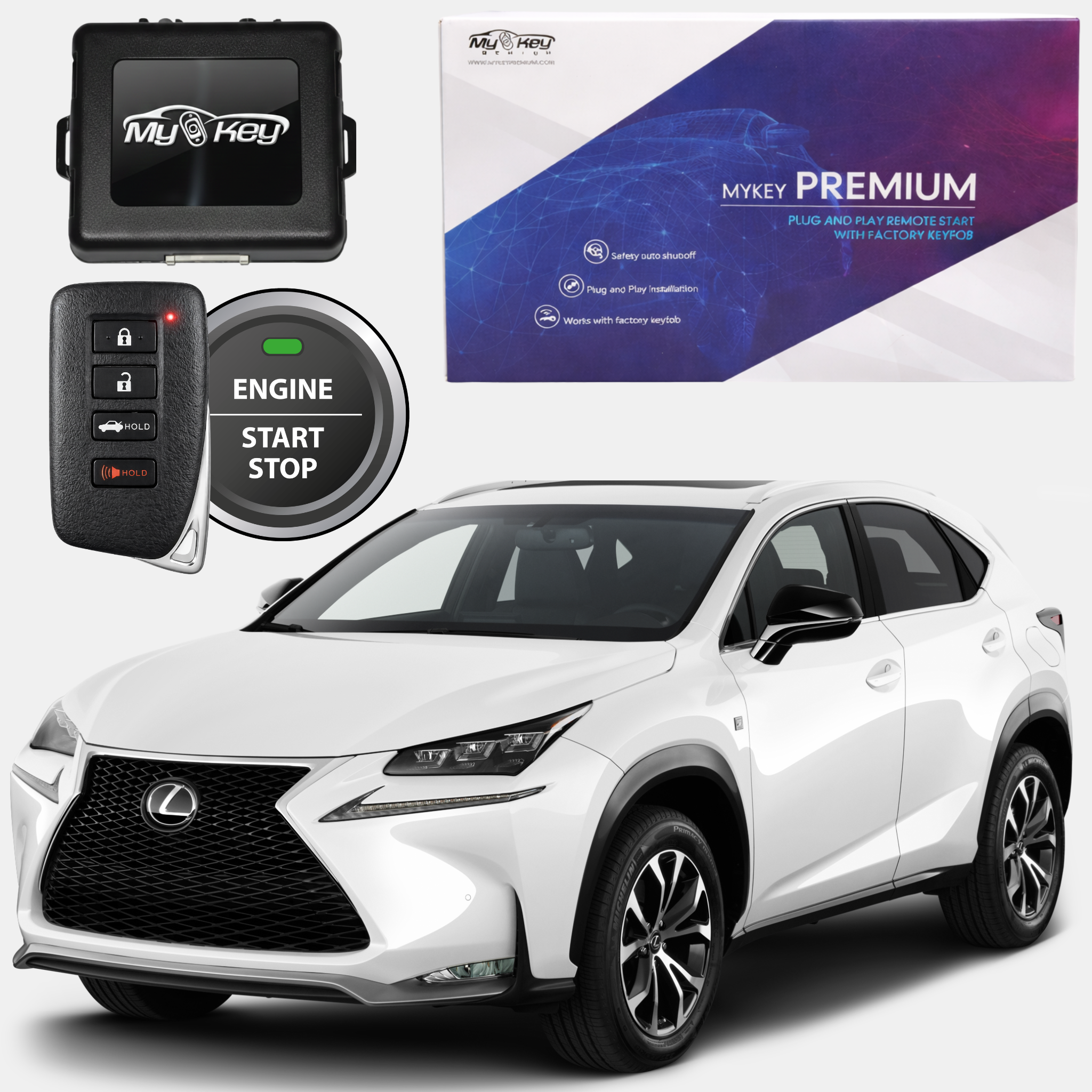 Lexus NX Remote Start Kit – Plug & Play (2016–2021)