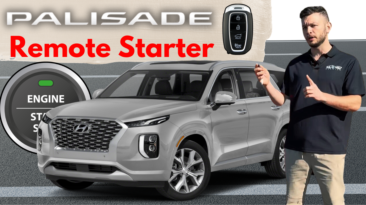 2020-2022 Hyundai Palisade Key fob Remote Engine auto starter installation video guide[My Key Premium]