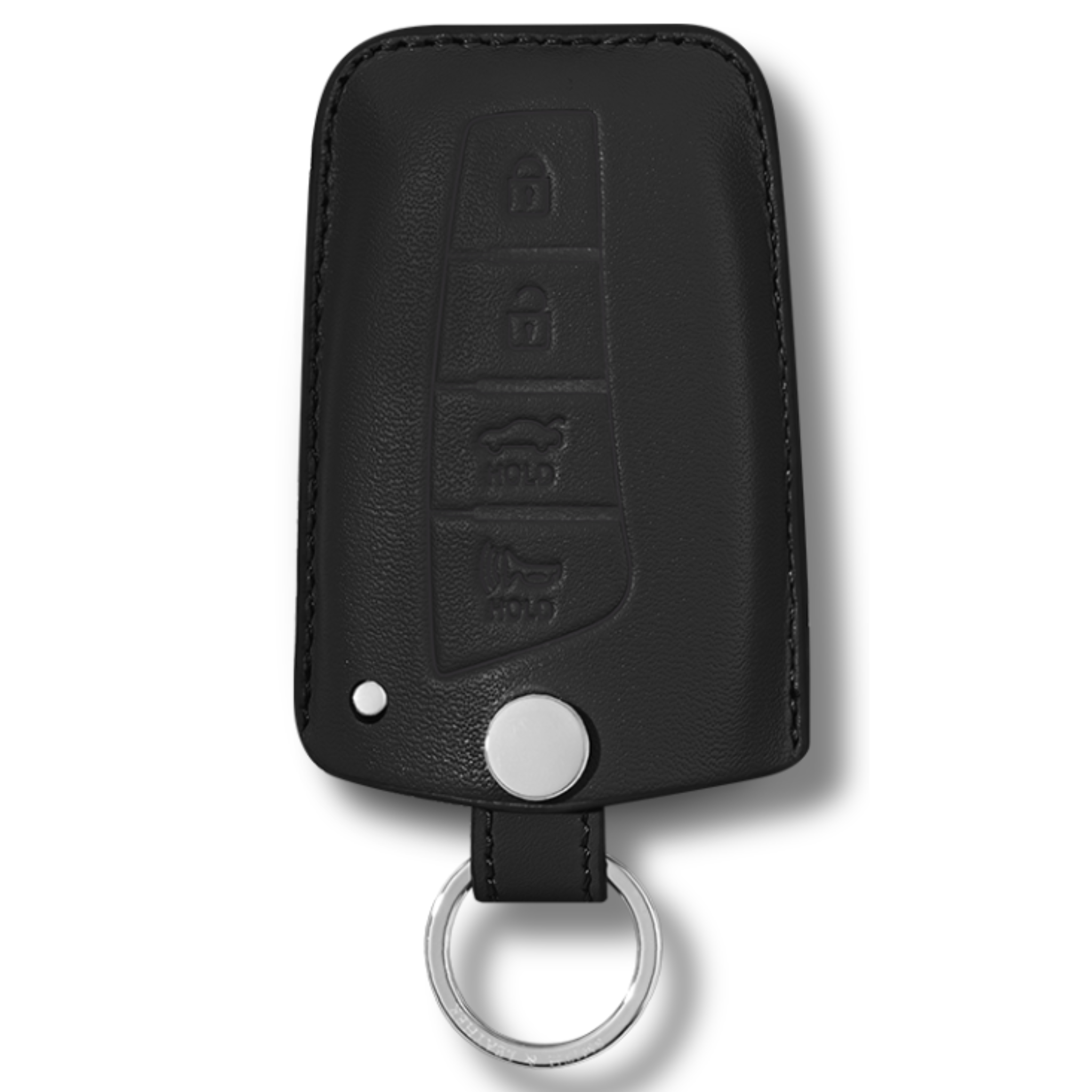 Hyundai Santa Fe Key Fob Premium Leather Case black