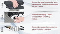 genesis coupe bk1 bk2 key fob remote engine starter kit installation guide [MyKey Premium]