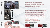 genesis coupe bk1 bk2 key fob remote engine starter kit installation guide [MyKey Premium]
