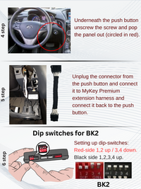 genesis coupe bk1 bk2 key fob remote engine starter kit installation guide [MyKey Premium]