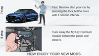 Genesis G70 Key fob Remote Engine auto starter installation guide[My Key Premium] 4