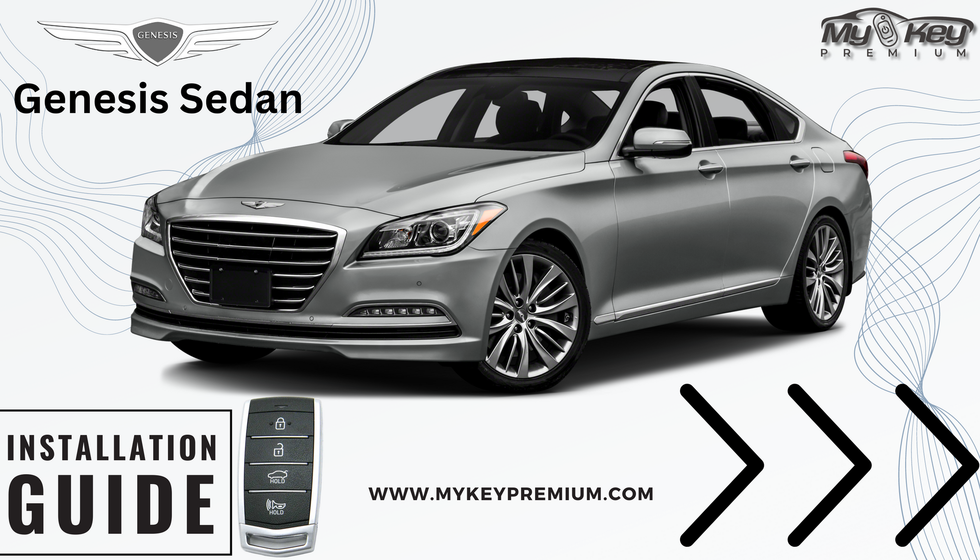 Remote Start Kit for Genesis g80 sedan