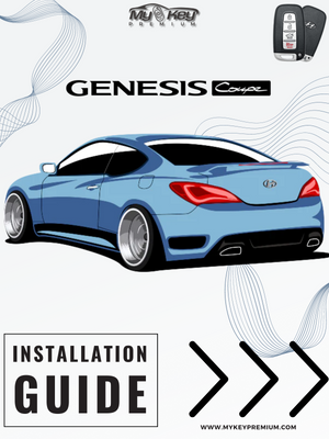 genesis coupe bk1 bk2 key fob remote engine starter kit installation guide [MyKey Premium]