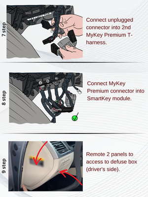 genesis sedan key fob remote engine starter kit installation guide [MyKey Premium]