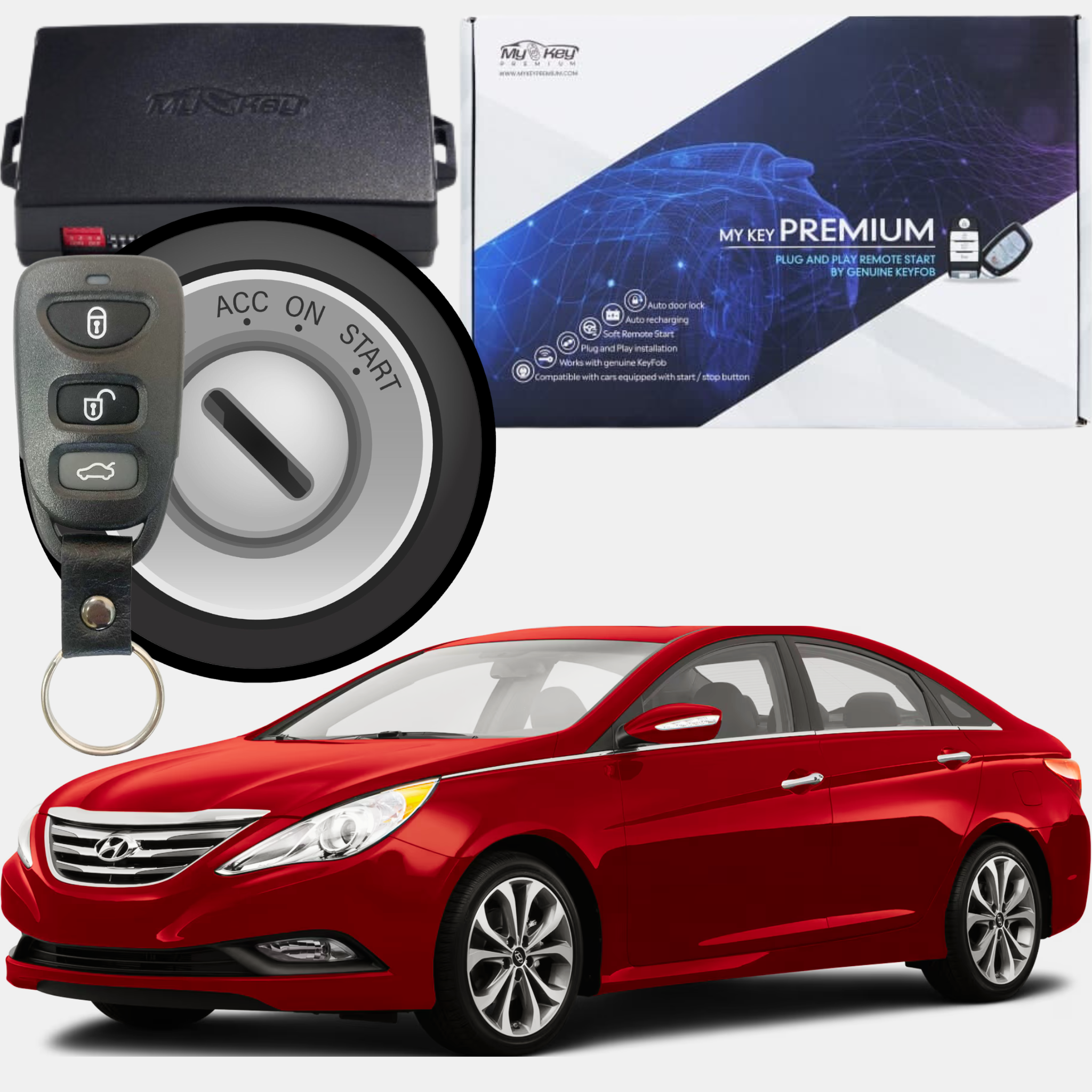Hyundai Sonata YF (2011–2014) Remote Start Kit – Plug & Play key start