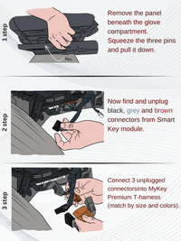 hyundai kona key fob remote engine starter kit installation guide [MyKey Premium]