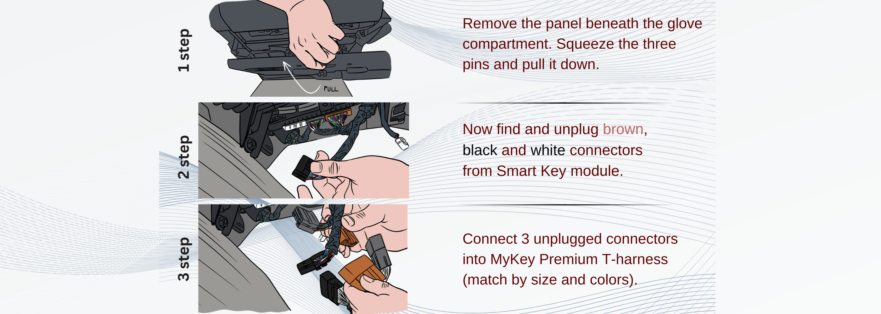Hyundai Kona Os 2018-2020 Key fob Remote Engine auto starter installation guide[My Key Premium] part 2