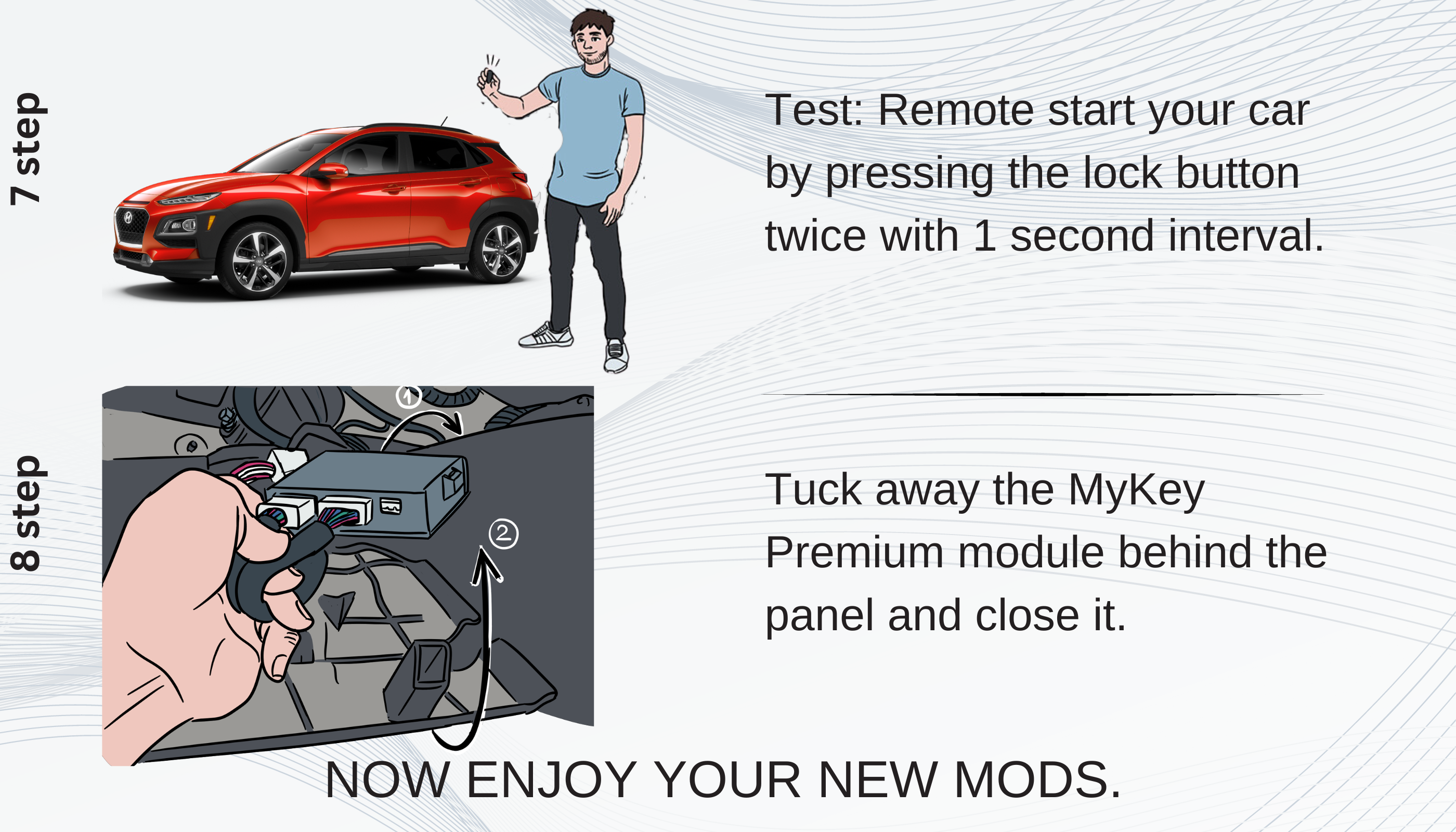 Remote start hyundai online kona