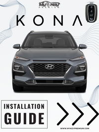 hyundai kona key fob remote engine starter kit installation guide [MyKey Premium]