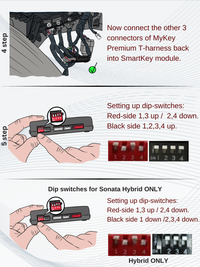 Hyundai Sonata Key Fob remote engine auto starter kit installation guide [MyKey Premium]