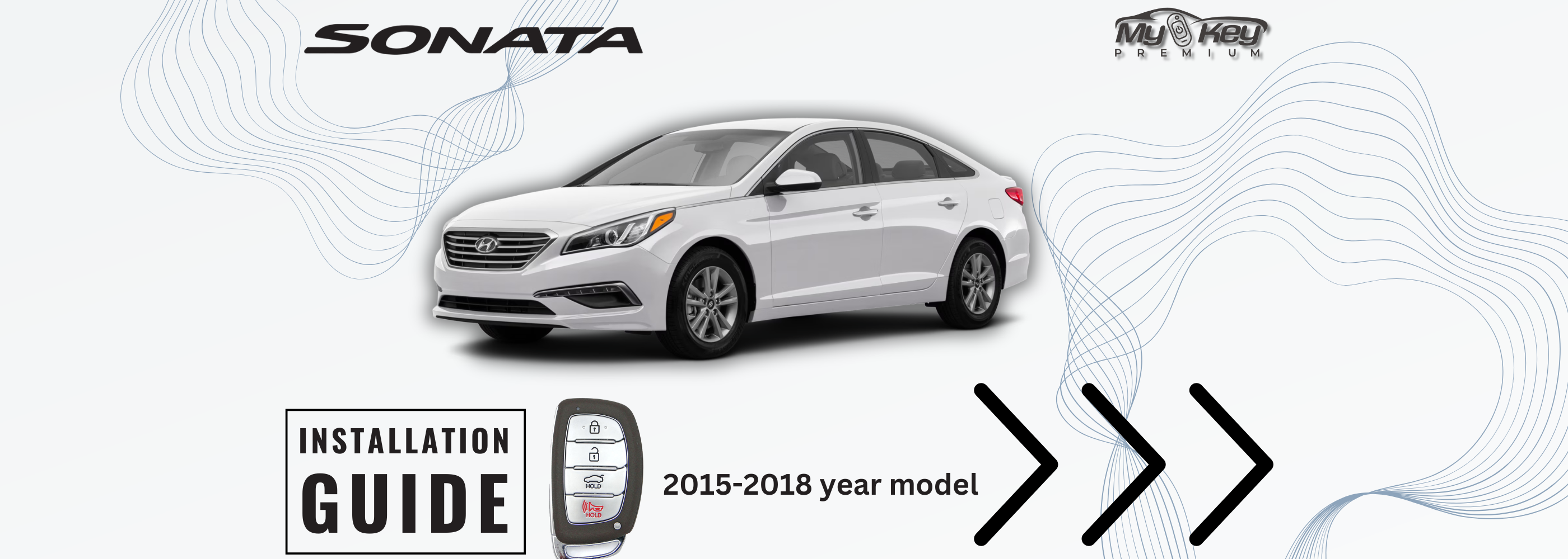 2015-2017 Hyundai Sonata LF Remote Start kit plug and play installation [MyKeyPremium]